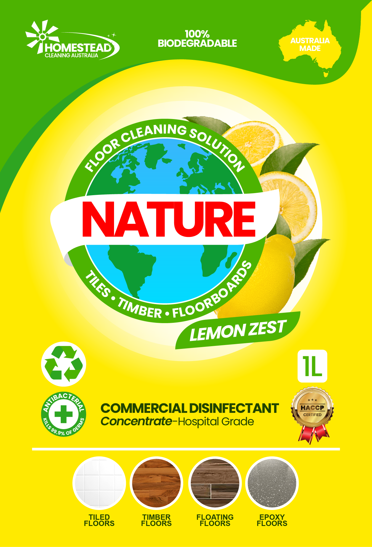 Lemon Zest - Cleaning Solution (2 Pack)