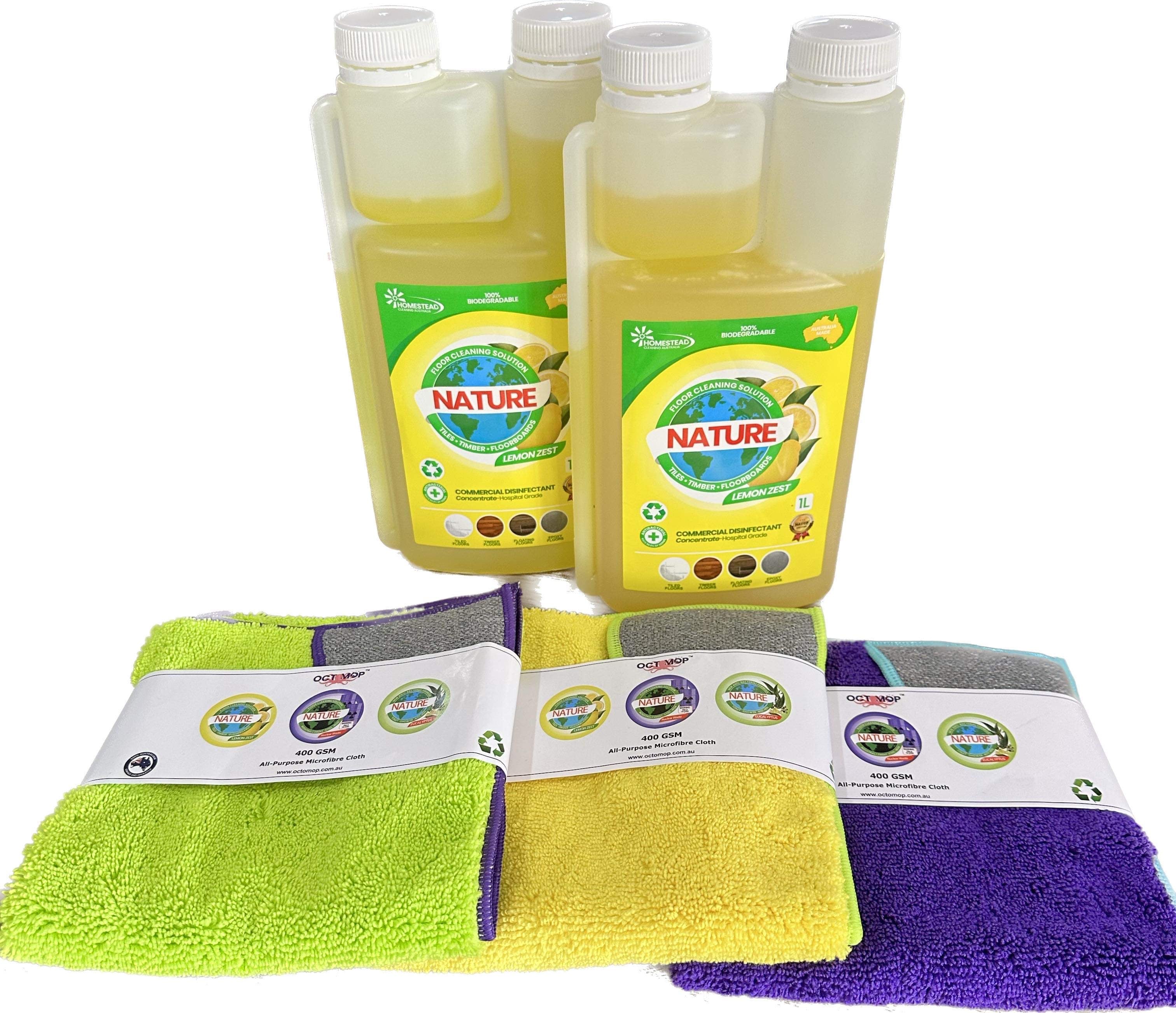 Refills + Lemon Zest Disinfectant (2 Pack)